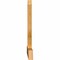 Ekena Millwork Portland Rough Sawn Timber Gable Bracket, Western Red Cedar, 48"W x 28"H x 2"D x 4"F, 14/12 Pitch GBW048X28X0204POR00RWR - alternate 2